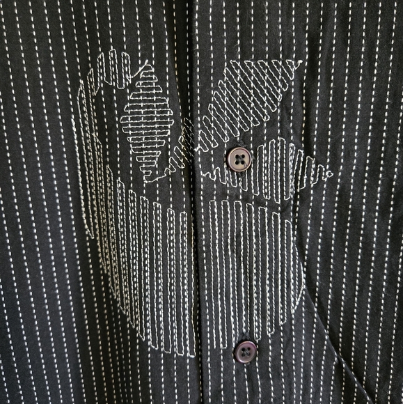Ron Chereskin Black Button-up Size XL - Picture 2 of 4